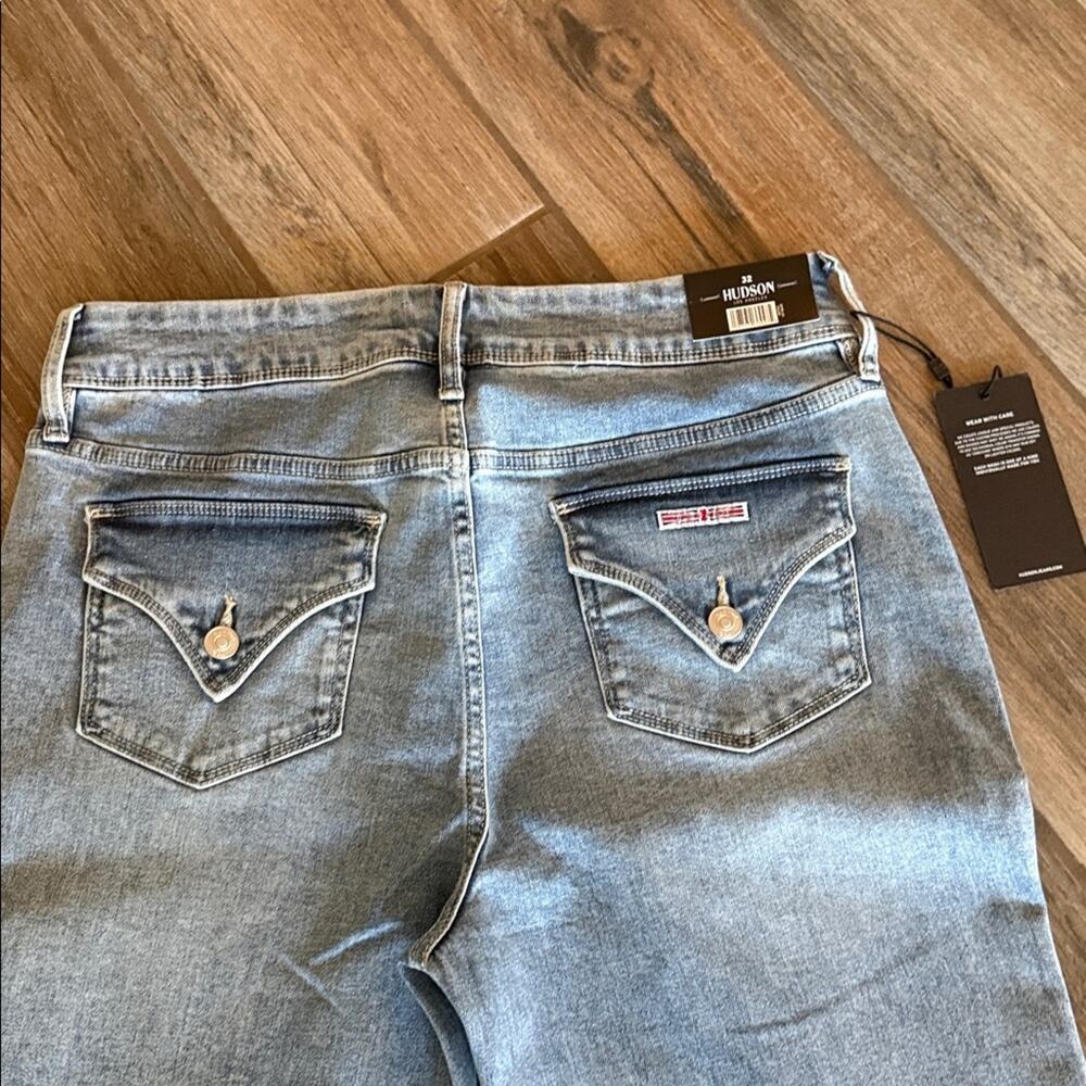NWT Hudson Jeans Light Blue Straight Leg Women's Jeans - Picture 6 of 7